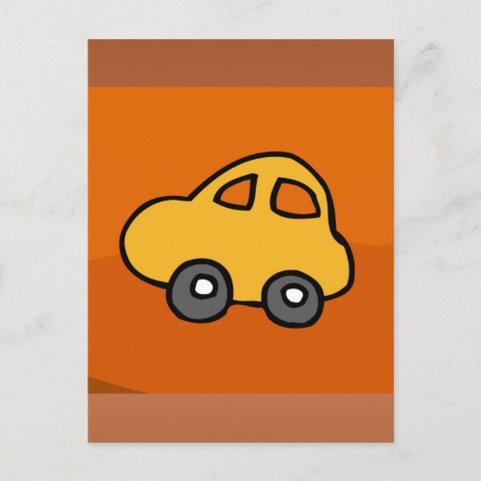 Cute CAR Briefkaart (Voorkant)
