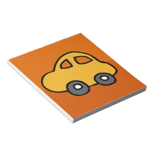 Cute CAR Notitieblok (Schuin)