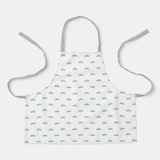 Cute Car Pattern Apron Schort (Voorkant)