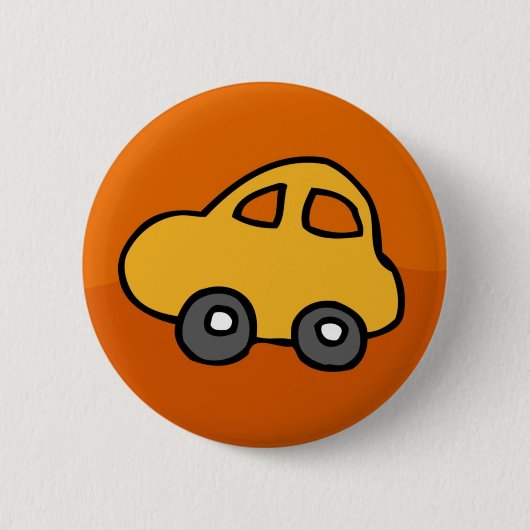 Cute CAR Ronde Button 5,7 Cm (Voorkant)