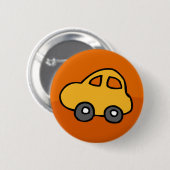 Cute CAR Ronde Button 5,7 Cm (Voorkant /achterkant)