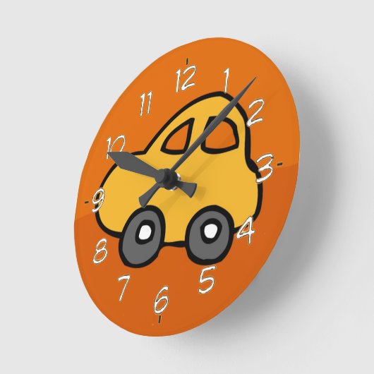 Cute CAR Ronde Klok (Hoek)