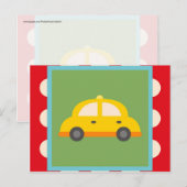 Cute Car Transportation Theme Baby Kinderen Gifts Briefkaart (Voorkant / Achterkant)