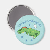 Cute Carcharodontosaurus Magneet (Voorkant / Achterkant)