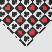 Cute card suit casino gokken weefsel tissuepapier (Detail)