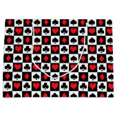 Cute card suit casino's spelen groot cadeauzakje (Voorkant)