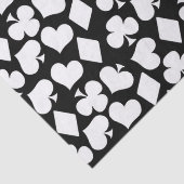 Cute card suit casino's spelen tissuepapier (Detail)