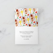 Cute Carnaval Circus Show Clowns Ballonnen Verjaar Bedankkaart (Binnen)