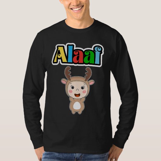 Cute Carnival Animal, Kölle Alaaf, Party Moose T-shirt (Voorkant)