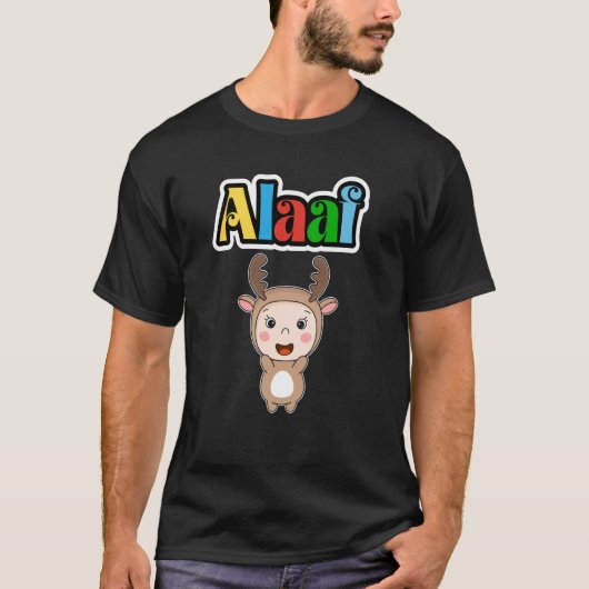 Cute Carnival Animal Kölle Alaaf Party Moose T-shirt (Voorkant)