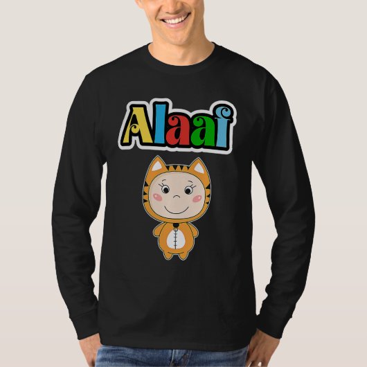 Cute Carnival Animal, Kölle Alaaf, Party Tiger T-shirt (Voorkant)