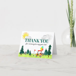 Cute Carnival Circus Show Clowns Balloons Birthday Bedankkaart