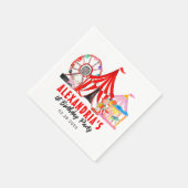 Cute Carnival Circus Show Kinderen Birthday Servet (Hoek)