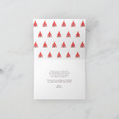 Cute Carnival Circusshow Clowns Ballonnen Verjaard Bedankkaart (Binnen)