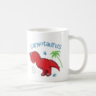 Cute Carnotaurus Koffiemok