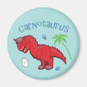 Cute Carnotaurus Magneet
