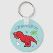 Cute Carnotaurus Sleutelhanger (Voorkant)