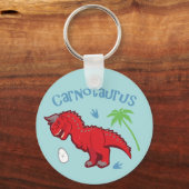 Cute Carnotaurus Sleutelhanger (Voorkant)