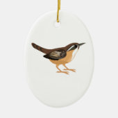 Cute Carolina Wren Keramisch Ornament (Voorkant)