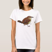 Cute Carolina Wren T-Shirt (Voorkant)