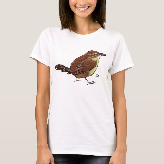 Cute Carolina Wren T-Shirt (Voorkant)