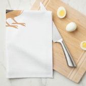 Cute Carolina Wren Theedoek (Quarter Fold)