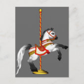 Cute Carousel Horse 1med Briefkaart (Voorkant)