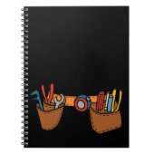 Cute Carpenter Tool Belt Future Craftsman Notitieboek (Voorkant)