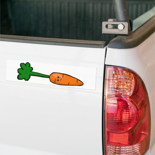Cute Carrot Bumpersticker (Op Truck)