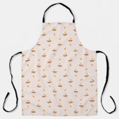 Cute Carrot Cake Pattern Schort (Voorkant)