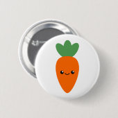 Cute Carrot Ronde Button 5,7 Cm (Voorkant /achterkant)