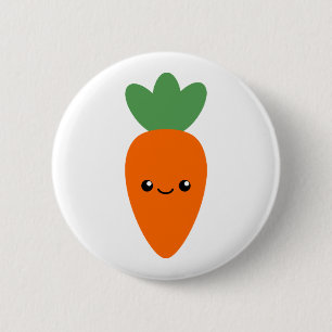 Cute Carrot Ronde Button 5,7 Cm
