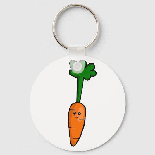 Cute Carrot Sleutelhanger (Voorkant)