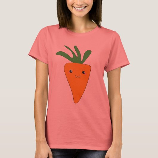 Cute carrot t-shirt (Voorkant)