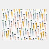 Cute Carrots Wrapping Paper (Voorkant 2)