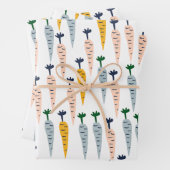 Cute Carrots Wrapping Paper (In situ)