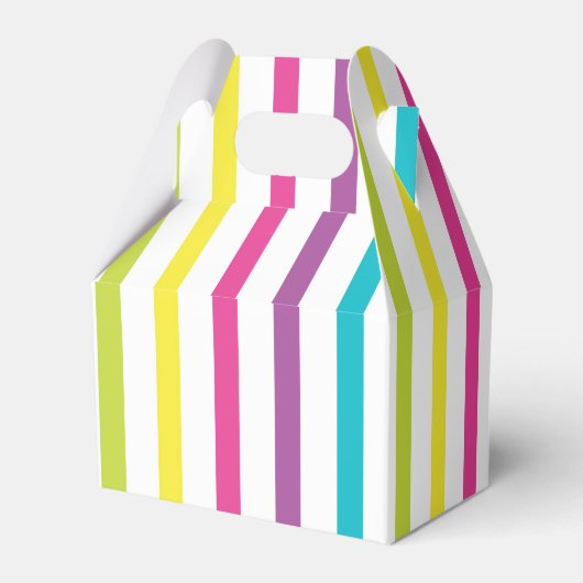 Cute Carrousel-themapark Bedankdoosjes (Achterkant)