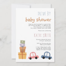 Cute Cars en Gifts Drive by Baby shower