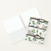 Cute Cars in Town Pattern for Little Boys Notitieboek (Binnen)