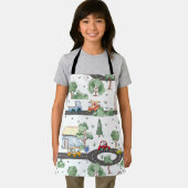 Cute Cars in Town Pattern for Little Boys Schort (Insitu)