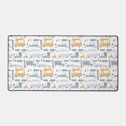 Cute Cars in Traffic Pattern Bureaumat (Voorkant)