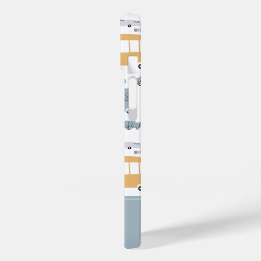 Cute Cars in Traffic Pattern Case-Mate iPhone Case (Achterkant / Links)