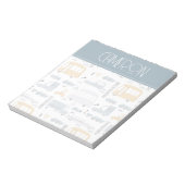 Cute Cars in Traffic Pattern Notitieblok (Linkerzijde)