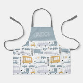 Cute Cars in Traffic Pattern Schort (Voorkant)