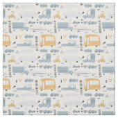 Cute Cars in Traffic Pattern Stof (Swatch)