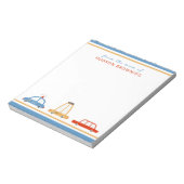 Cute Cars Personalized Ma Notitieblok (Linkerzijde)