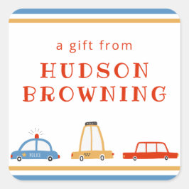 Cute Cars Persoonlijke Gift Stickers