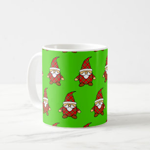 Cute Carton Gnome Pattern Kerstmis Koffiemok