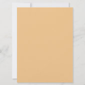 Cute Carton Kalkoen Kaart (Achterkant)