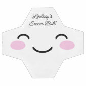 Cute cartoon aangezicht aangepast voetbal voor mei (Enkel)